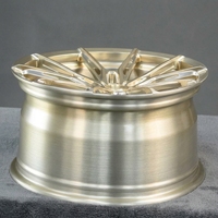 Rines de Alto Rendimiento SW Ligeros 6061-T6 Forjados Estilo R2 en Plata Pulida 5x112 para Audi RS6 RS7 Mercedes C63 E63 M3 M4 G80