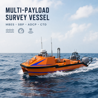 L25C LiDAR Sonar Payload Survei Laut Dalam Aluminium USV