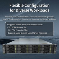 Serveur en rack 2U 2288H V6 avec processeur Intel Xeon Scalable de 3e génération DDR4 pour l'informatique de pointe (IA) et la virtualisation
