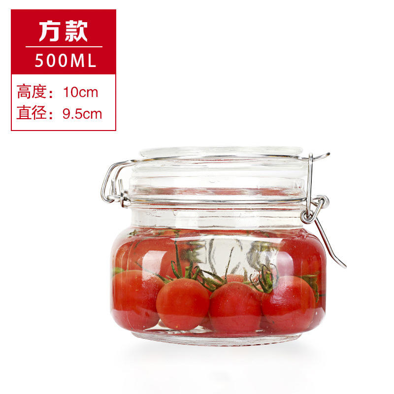 ขวดใสทรงสี่เหลี่ยม 500 มล.