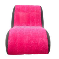 Canapé gonflable gris pour intérieur et extérieur