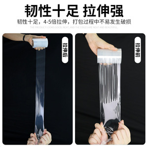 Film Estirable Industrial de Polietileno (PE) de 5cm, 8cm, 10cm, Elástico y Transparente para Empaque de Cables y Agrupación de Alambres - Product Image 2