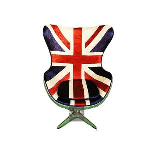 ריהוט תעופה טייס תרמיל ביצת כיסא ביצת אלומיניום סיבוב דגל קטיפה מעצב בוס בכיר כיסא יוקרה משרד ראשי - Product Image 4