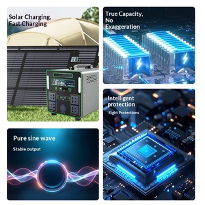 Station d'alimentation portable extérieure 220V, batterie lithium-ion 10 <span class=keywords><strong>kWh</strong></span>, capacité ultra-élevée, urgences domestiques, stockage d'énergie en déplacement - Product Image 3