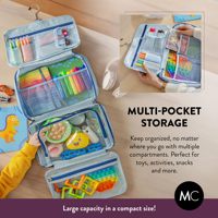 Nouveauté : Sac de rangement léger et portable à multiples poches pour articles de toilette, idéal pour les voyages