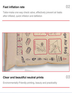 Contenedor de cojín protector, bolsa de aire inflable resistente a los golpes - Product Image 3