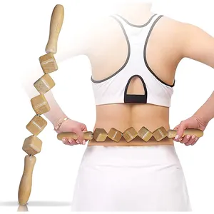 Hölzerne Gesundheits produkte Handkratz-Massage rolle Holztherapie-Massage werkzeuge