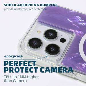 Coque de téléphone pour iPhone 13 14 12 11 Pro Max, mode luxe, magnétique, antichoc, silicone, bordure de téléphone portable - Product Image 3