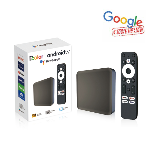 2025 New DColor GD2, Equipped With Google Voice Assistant TV Box 4K HDR TV Box S905Y4 Memory 2GB Read-only Memory 32GB TV Box, W