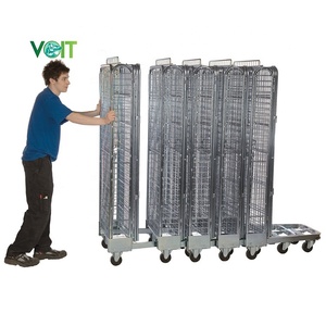 Nhiệm vụ nặng nề ráp kim loại dễ dàng di chuyển dây lưới phân phối CuộN lồng - Product Image 3