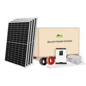 Ensemble complet de panneaux solaires de 5000 watts, système <span class=keywords><strong>autonome</strong></span> hors réseau de 5kW avec contrôleur MPPT et batterie au lithium-ion pour usage domestique - Product Image 2