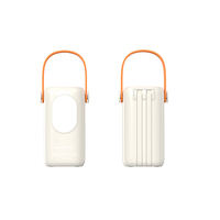 Nouvelle station d'alimentation portable de grande capacité 20000/30000/50000/80000mAh avec lampe de camping LED, charge rapide PD22.5W, batterie externe