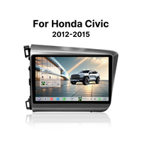 Youducar para Civic 2012-2015, Reproductor de Radio para Auto Android 2K, Unidad Principal con Navegación, CarPlay Inalámbrico, Asistencia de Reversa, Reproductor de CD de Alta Resolución