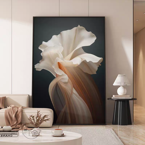 Peinture décorative murale 3D moderne haut de gamme pour la maison, motif géométrique minimaliste abstrait en porcelaine de cristal pour entrée, vente en gros - Product Image 6