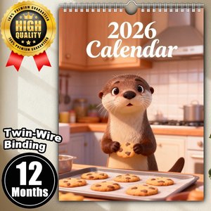 <span class=keywords><strong>Calendrier</strong></span> mural grand format personnalisé 2026-2027, reliure spirale perforée, papier d'art 300 g/m², <span class=keywords><strong>calendrier</strong></span> à grille extra large pour la planification - Product Image 2