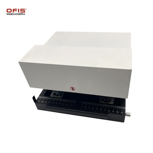 <span class=keywords><strong>Grapadora</strong></span> eléctrica de escritorio ajustable de doble cabeza, Mini <span class=keywords><strong>grapadora</strong></span> Manual de Metal, 50 hojas de <span class=keywords><strong>papel</strong></span> A4 de 80g, 8cm de profundidad - Product Image 4