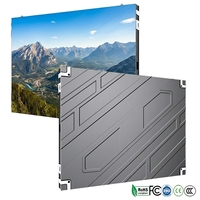 Mur vidéo LED intérieur, armoire en aluminium, poids léger 7 kg, P1.25 P1.53 P1.86 P2 P2.5 P3.07, revêtement GOB, affichage pour centre commercial