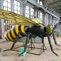 Parc à thème exposition d'insectes modèle d'abeille animatronique réaliste