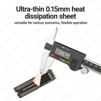OEM JEYI Graphene M.2 SSD Heatsink 2230/2242/2280 tembaga untuk Laptop NVMe kecepatan tinggi 1 tahun garansi bersertifikat stok tersedia