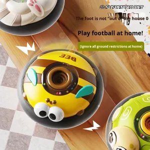 Jouet de football flottant en plastique pour enfants, sport d'intérieur, interaction parent-enfant, adorable petite abeille, entraînement au but, jouet pour enfants - Product Image 2