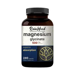 OEM Supplement 500mg Magnesium Glycinate Magnesium Glycinate Powder Magnesium Glycinate Capsules
