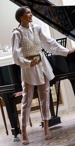 Top a tubo da <span class=keywords><strong>donna</strong></span> Pearl Sexy Crop Top da <span class=keywords><strong>donna</strong></span> Top reggiseno senza maniche camicie per ragazze Streetwear Shinny <span class=keywords><strong>abbigliamento</strong></span> <span class=keywords><strong>donna</strong></span> 0800 - Product Image 3