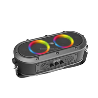 Keren terlihat penawaran tinggi mudah dibawa Bluetooth FM Radio pemutar musik RGB Karaoke DJ KTV Speaker pesta