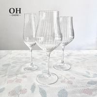 Ensemble de verrerie de mariage de luxe coupe en verre de champagne transparent cristal vaisselle personnalisée de qualité supérieure pour événement, restauration et location