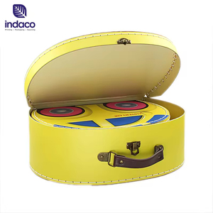 Boîtes d'emballage en papier de luxe pour jouets d'enfants, boîte cadeau pour bébé, valise en carton avec poignée en cuir - Product Image 2