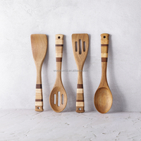 Woodsun Ustensiles de cuisine Spatule de cuisson Cuillère anti-fuite Turner