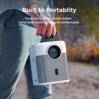 Projecteur portable VANKYO H300W HD 4k Mini Wi-Fi avec poignée et support