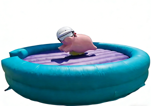 Taureau mécanique gonflable en forme <span class=keywords><strong>de</strong></span> ballon <span class=keywords><strong>de</strong></span> football EASUFUN pour jeux <span class=keywords><strong>de</strong></span> carnaval et corridas espagnoles - Product Image 3