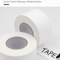 Ruban adhésif kraft renforcé de fibres de verre, activé par l'eau – Ruban d'étanchéité pour cartons robuste et écologique avec surface inscriptible