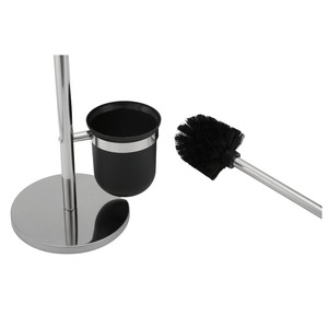 Soporte <span class=keywords><strong>de</strong></span> cepillo <span class=keywords><strong>de</strong></span> baño multifuncional <span class=keywords><strong>de</strong></span> acero inoxidable para baño moderno con <span class=keywords><strong>portarrollos</strong></span> <span class=keywords><strong>de</strong></span> papel - Product Image 4