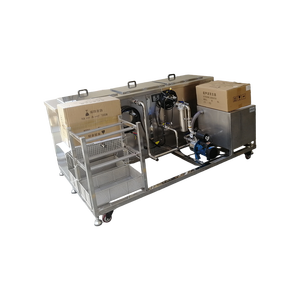 Circuito de piezas de metal <span class=keywords><strong>Precio</strong></span> de baño ultrasónico industrial Limpiador de sonicador 3 tanques 45L Inyector Máquina de <span class=keywords><strong>limpieza</strong></span> ciega Bloque de automóvil <span class=keywords><strong>DPF</strong></span> - Product Image 2