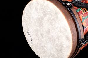 Djembé professionnel à <span class=keywords><strong>double</strong></span> peau synthétique de fabrication américaine, tambour africain durable pour la performance, disponible en 12 pouces - Product Image 5