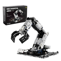 Bras robotique programmable avec contrôle par application, ensemble de blocs de construction pour bras mécanique programmable, jouets à assembler soi-même