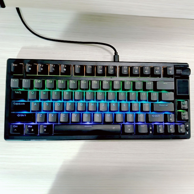 Factory New OEM 75% Mechanical Gaming Keyboard with Cherry/Gateron Switches RGB Backlit Type-C Wired Customized Layout