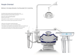 Phong cách Châu Âu Chuyên Nghiệp Đơn vị nha khoa toàn diện điều trị ghế với tách ra dưới hộp và lớn không gian hoạt động - Product Image 4