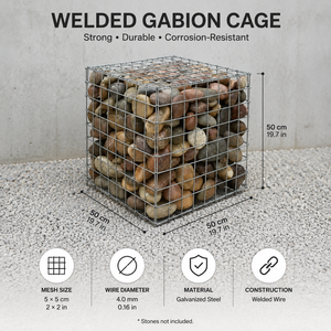 Mur de soutènement en gabions soudés, panier hexagonal à quatre niveaux, cage en treillis métallique pour le contrôle de l'érosion des pentes et l'aménagement paysager - Product Image 3