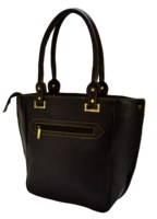 Sac fourre-tout noir en cuir véritable avec logo personnalisé, peau souple, design de luxe, grand sac à main à fermeture éclair, sac à bandoulière portable dernière mode