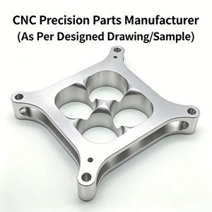 Custom 6061-T6 Aluminum CNC Carburetor <b>Spacer</b> Adjustable Thickness Intake <b>Spacer</b> Aluminum 4150 CNC Machined Carb <b>Spacer</b> for Cars - Product Image 1
