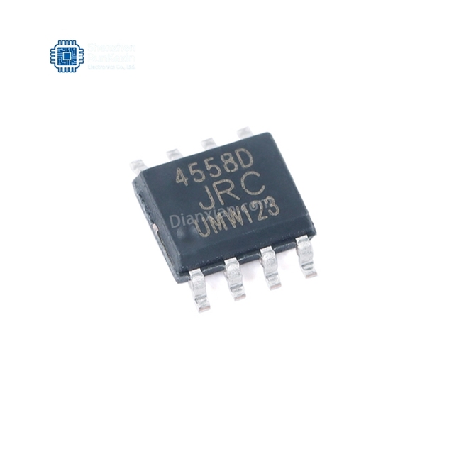 New JRC4558D SOP-8 Dual Channel Operational Amplifier IC Chip JRC4558