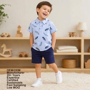 Conjuntos <span class=keywords><strong>de</strong></span> Ropa <span class=keywords><strong>de</strong></span> Algodón Orgánico Sólido para Bebés, Estilos Surtidos, Body, Tops, Pantalones Cortos, Pantalones, Fábrica OEM - Product Image 1