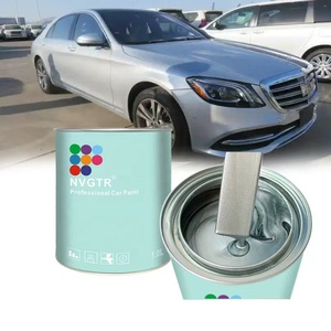 Hoogglans autolak herstelcoating grove grote vlokken metallic glitter zilverkleur 1K autolak - Product Image 1