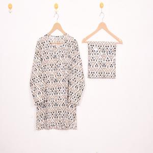 Conjunto de Pijama de Algodón 100% Estilo Simple con Pantalón Largo - Ropa de Dormir de Algodón, Ropa de Dormir y de Estar por Casa de Verano Estilo Bohemio para Mujer, Regalo - Product Image 1