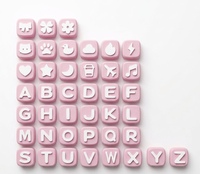 Porte-clés personnalisé imprimé en 3D avec bouton-pression, jouet anti-stress DIY avec lettre, nom ou icône, cadeau de bureau mignon et pastel