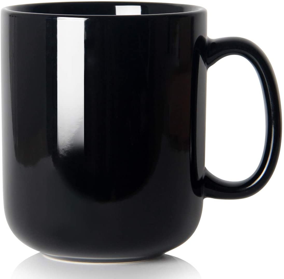 16 ounce all black coffee mug Mark 16:15 Mug (Black) 11 oz main image 0