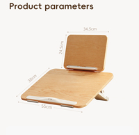 Support de lecture réglable en bois OEM YD20 Pro à double niveau pour enfants, écriture et configuration de bureau pour ordinateur portable