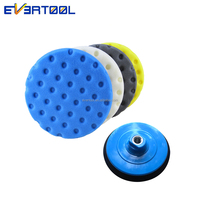 EVERTOOL Lot de 5 tampons de polissage pour surfaces de peinture de carrosserie automobile, préparation pour cire, scellant ou revêtement céramique